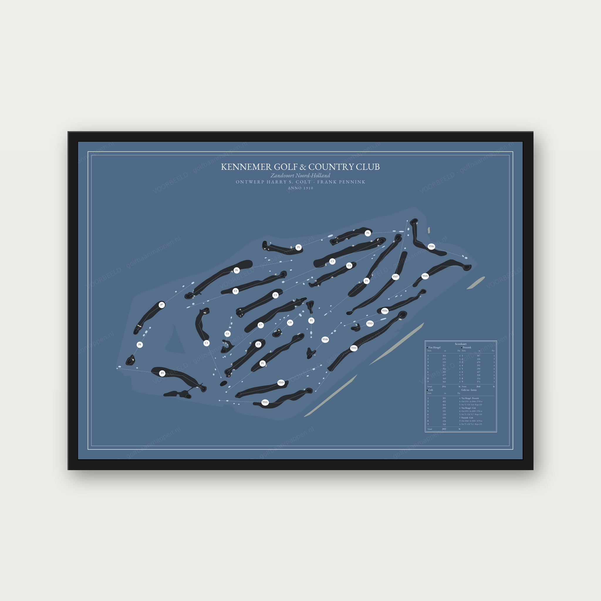 Kennemer Golf & Country Club — Denim, liggend