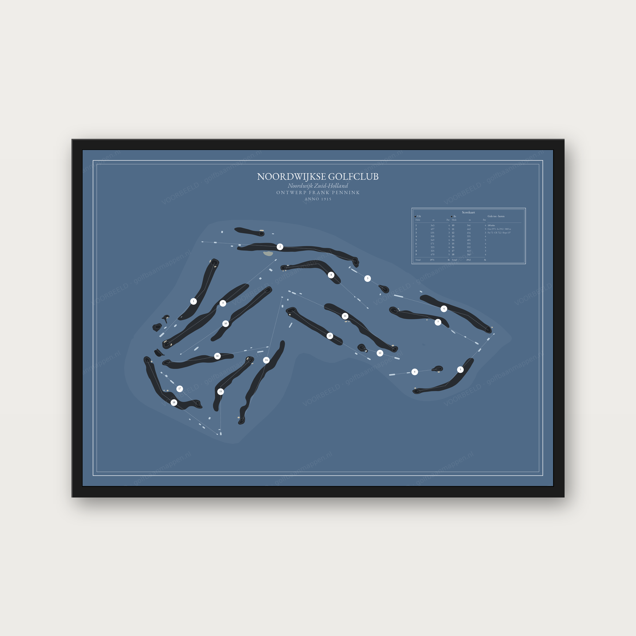 Noordwijkse Golfclub — Denim, liggend
