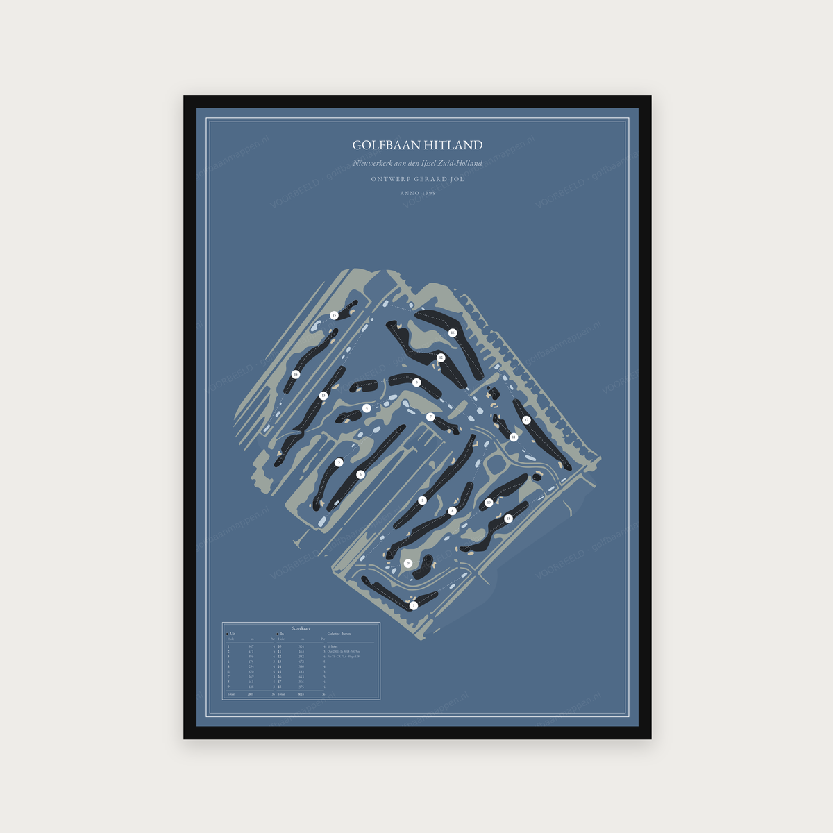 Golfbaan Hitland — Water, staand