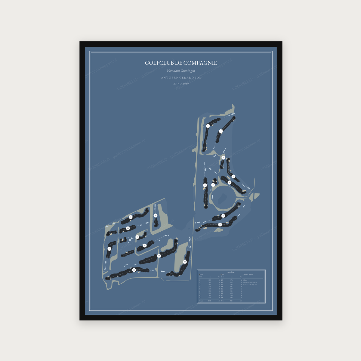 Golfclub De Compagnie — Water, staand