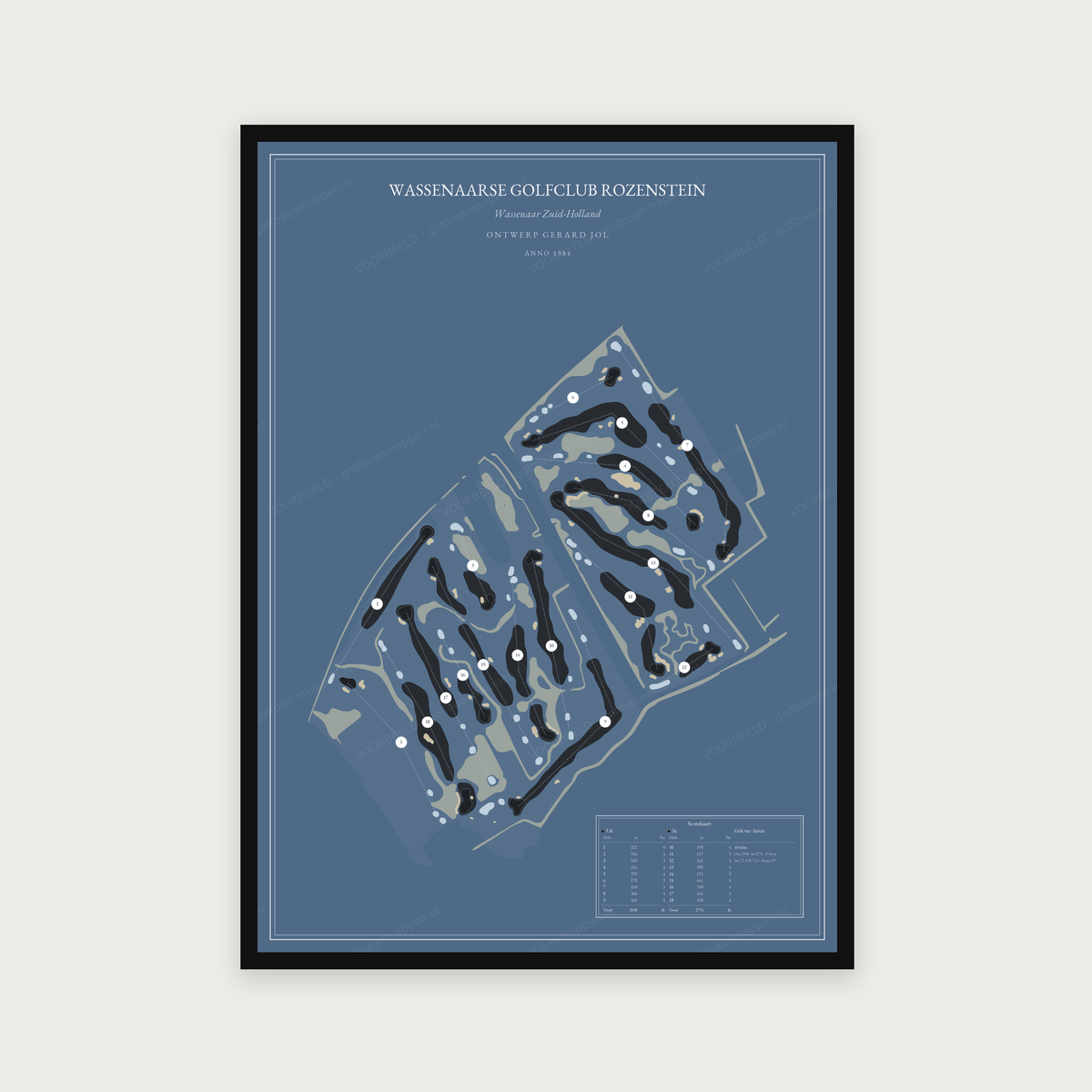 Wassenaarse Golfclub Rozenstein — Water, staand