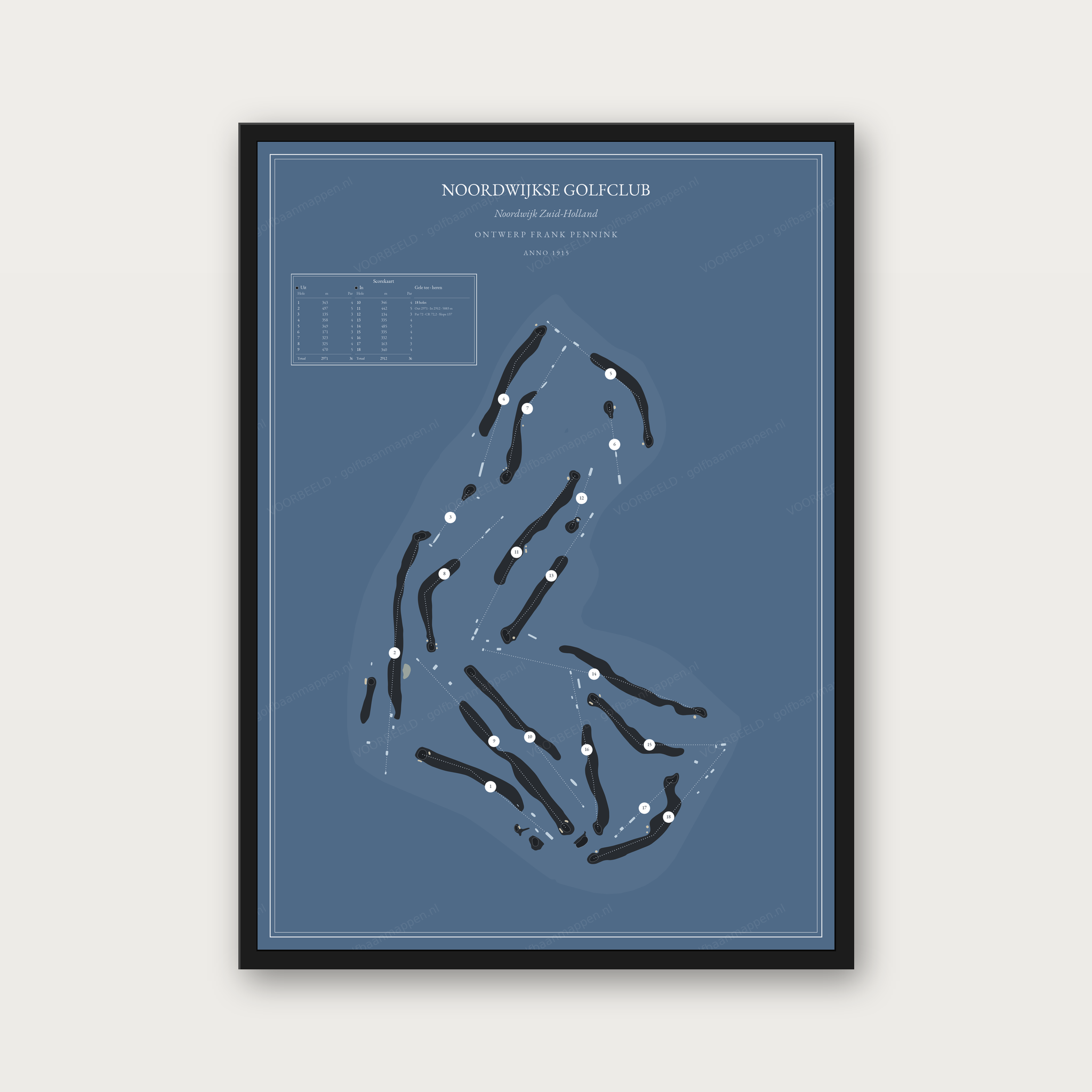 Noordwijkse Golfclub — Denim, staand