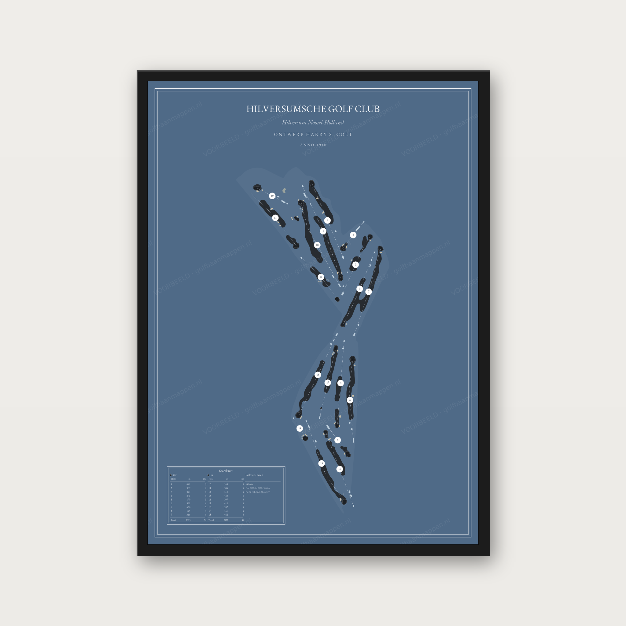 Hilversumsche Golf Club — Denim, staand