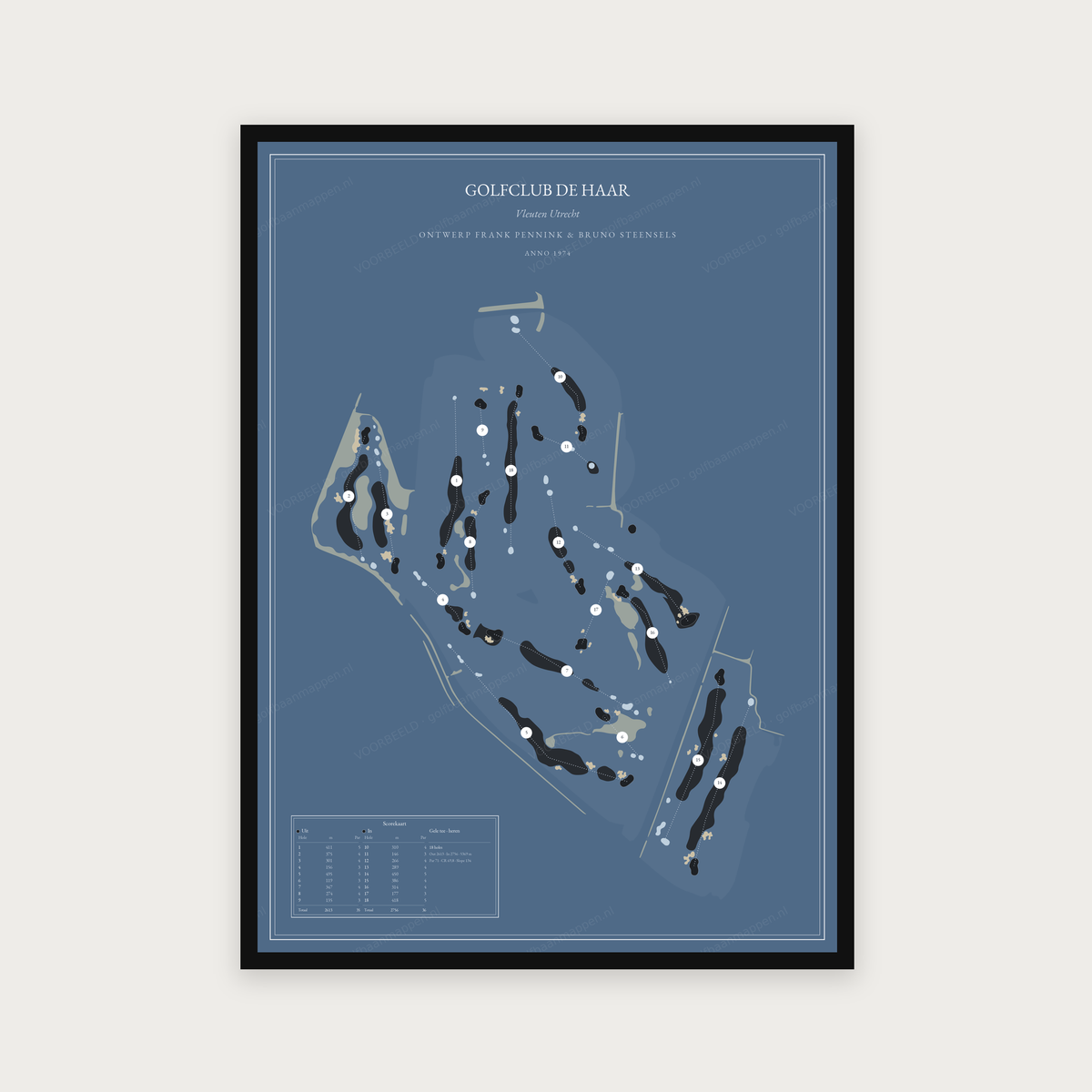 Golfclub De Haar — Water, staand
