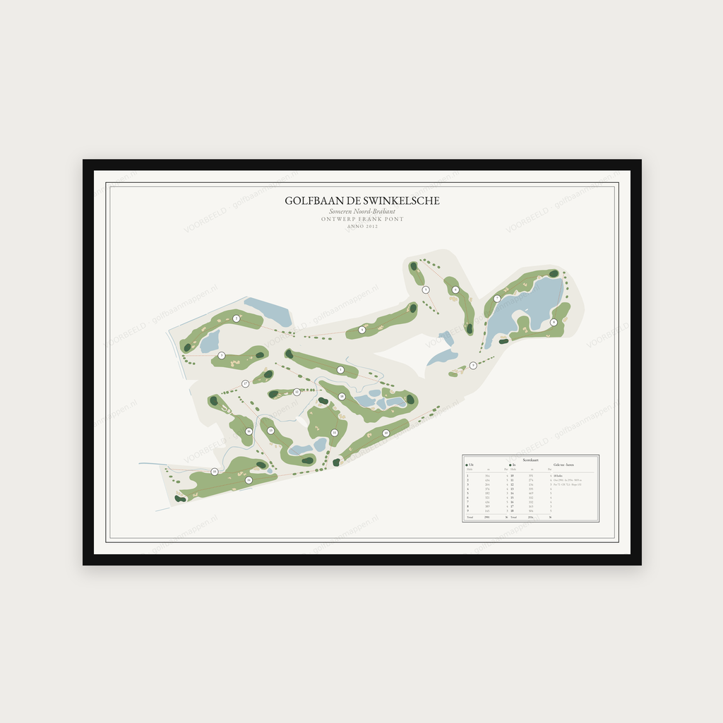 Golfbaan De Swinkelsche — Redactie, liggend