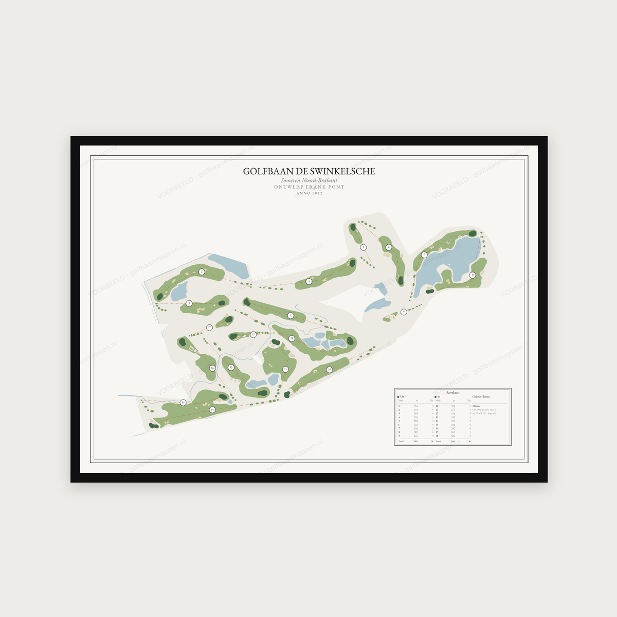 Golfbaan De Swinkelsche — Redactie, liggend