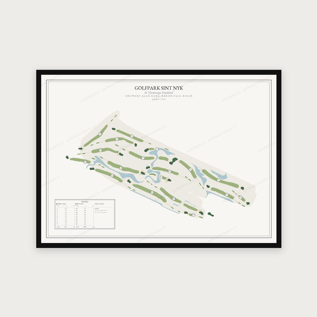 Golfpark Sint Nyk — Redactie, liggend