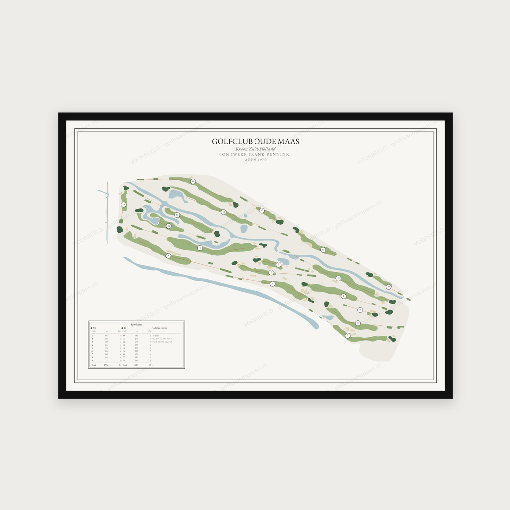 Golfclub Oude Maas — Redactie, liggend