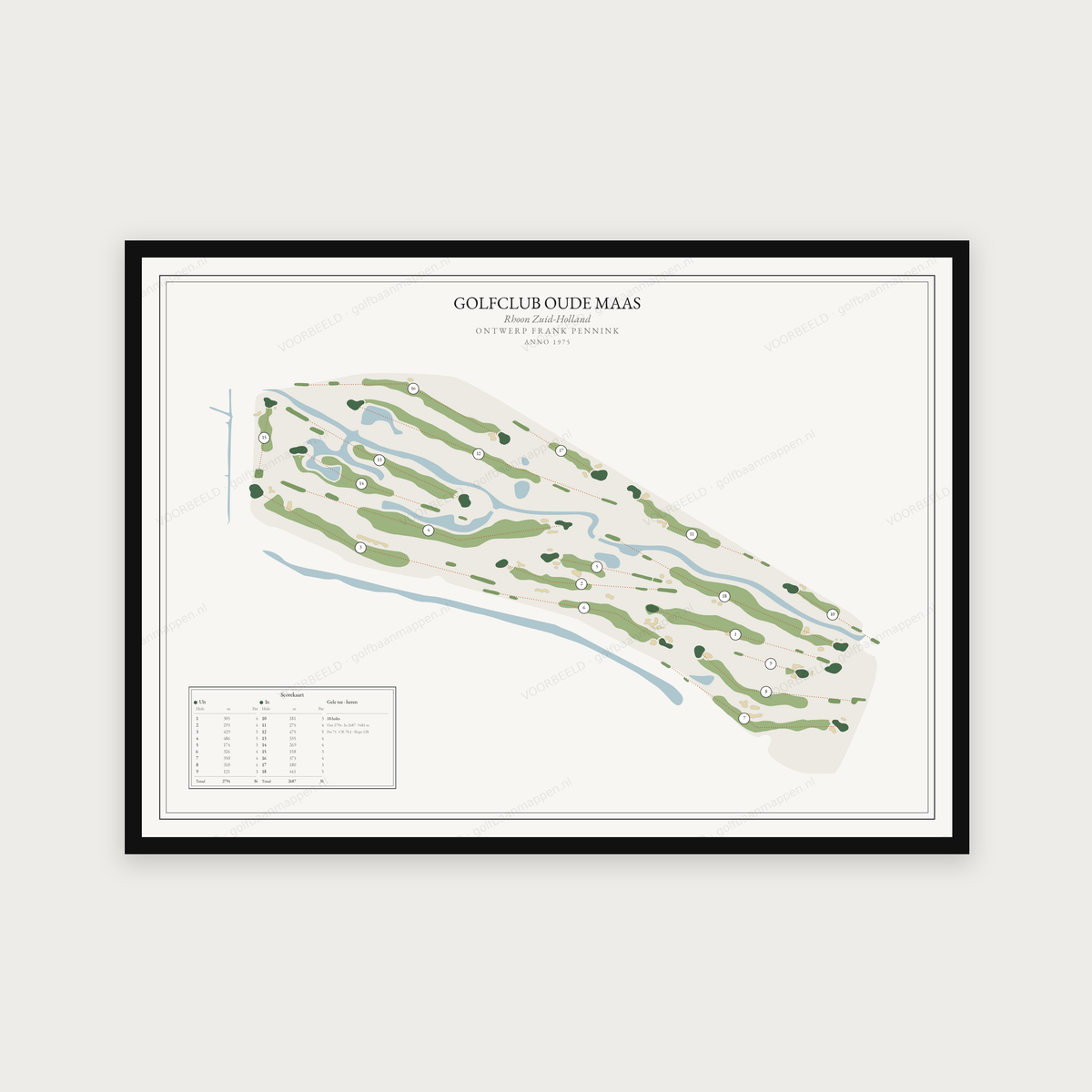 Golfclub Oude Maas — Redactie, liggend
