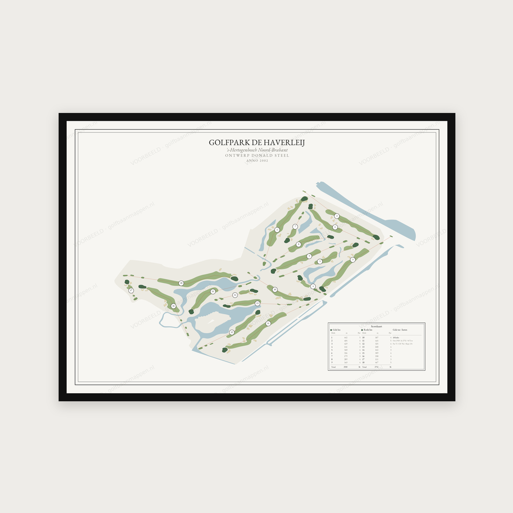 Golfpark De Haverleij — Redactie, liggend