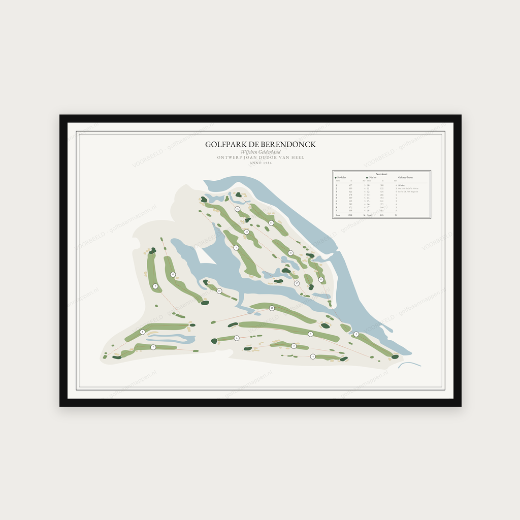 Golfpark De Berendonck — Redactie, liggend