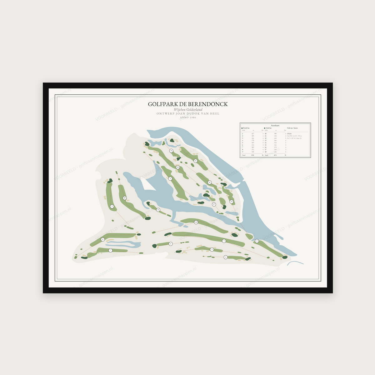 Golfpark De Berendonck — Redactie, liggend