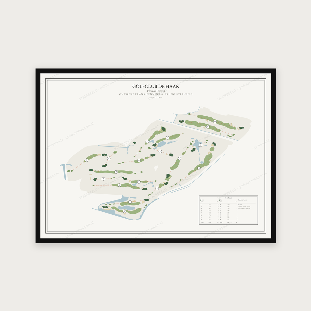 Golfclub De Haar — Redactie, liggend