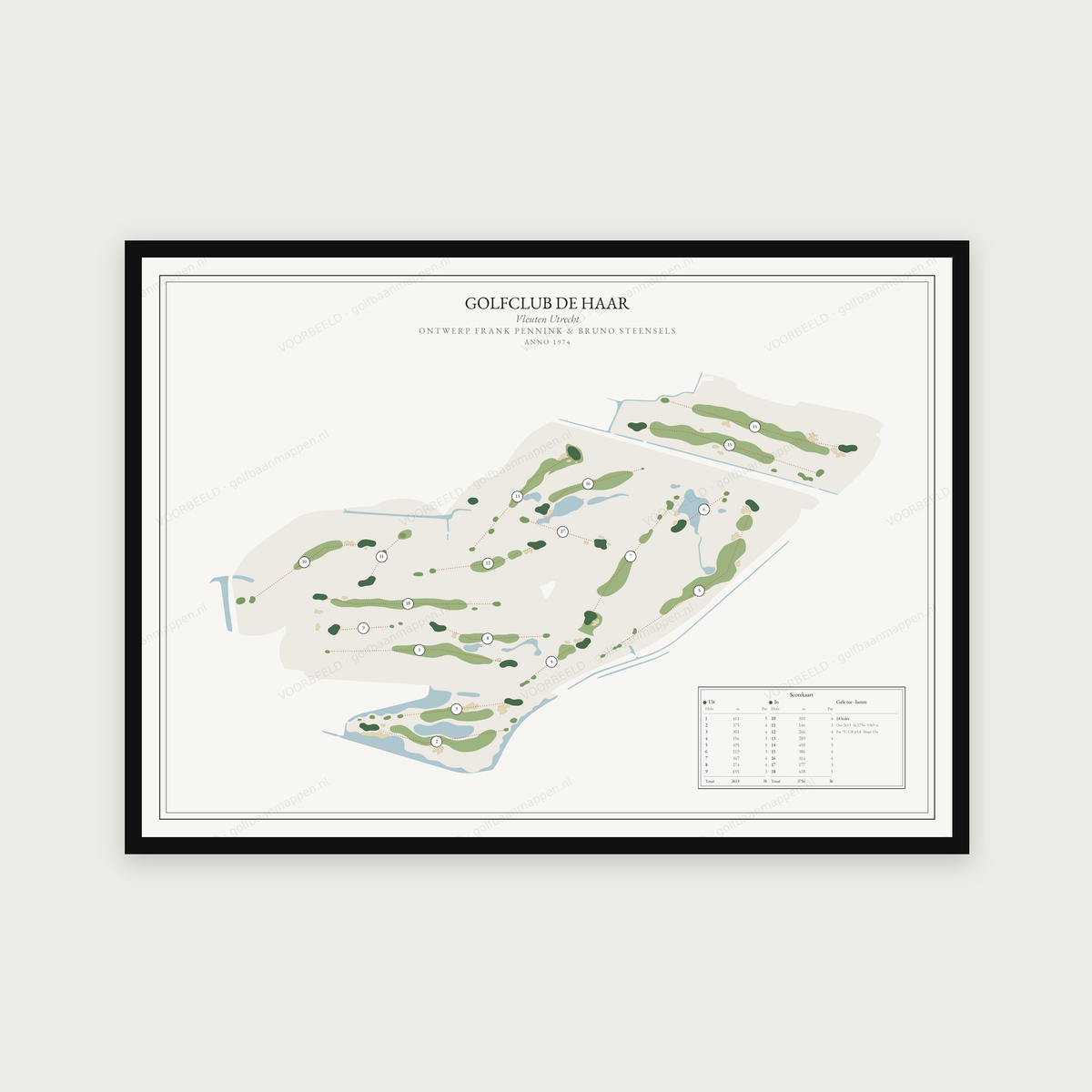 Golfclub De Haar — Redactie, liggend