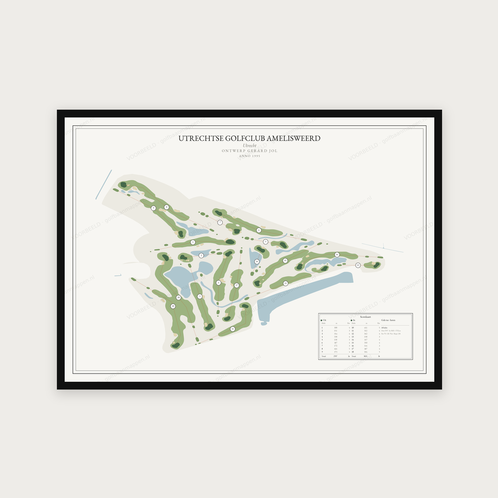 Utrechtse Golfclub Amelisweerd — Redactie, liggend