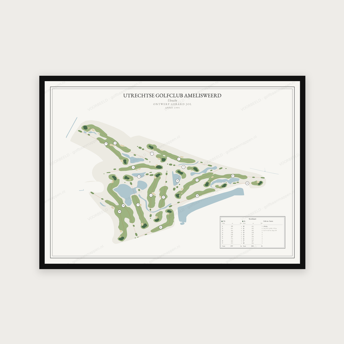Utrechtse Golfclub Amelisweerd — Redactie, liggend