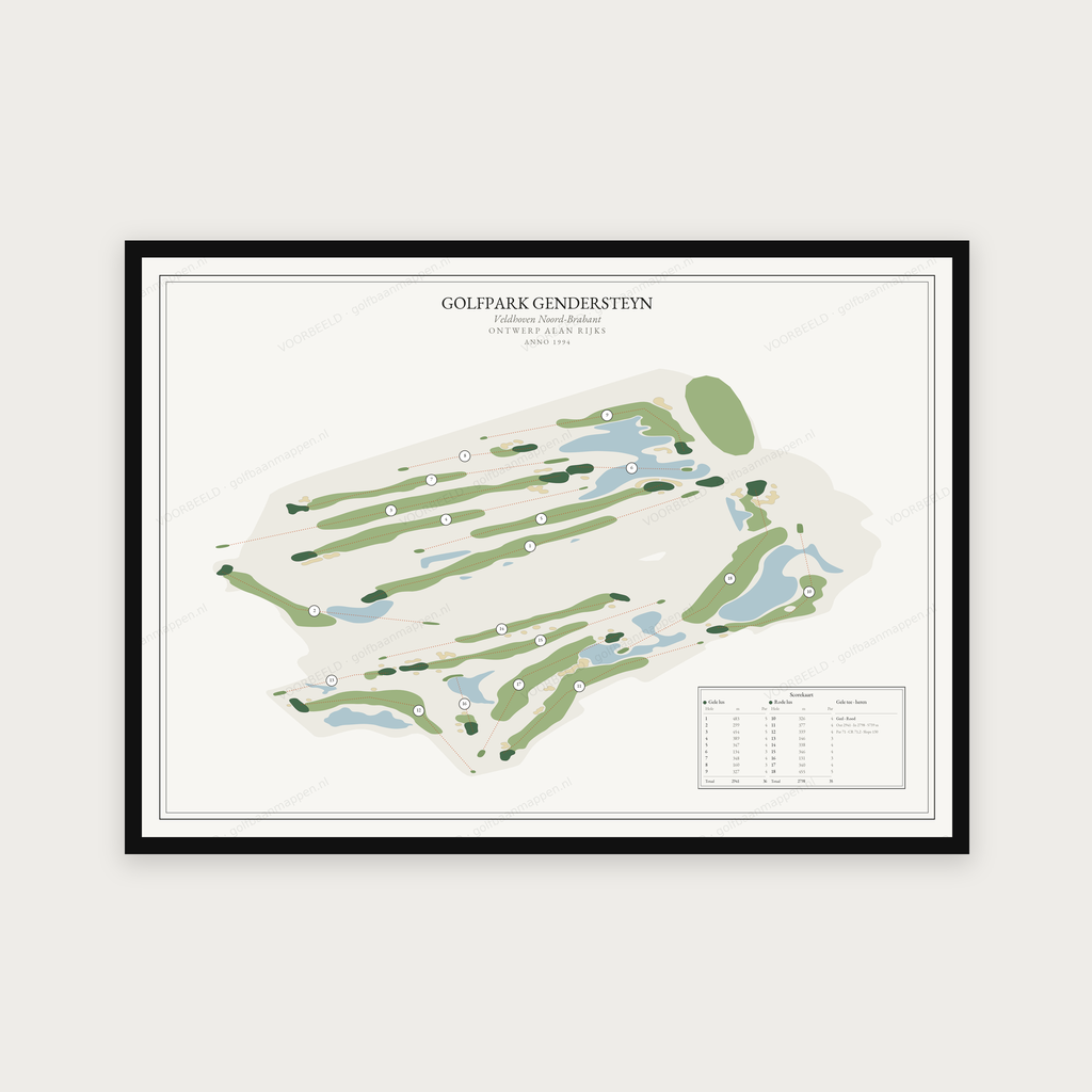 Golfpark Gendersteyn — Redactie, liggend