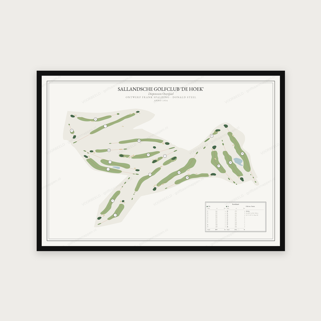 Sallandsche Golfclub 'de Hoek' — Redactie, liggend