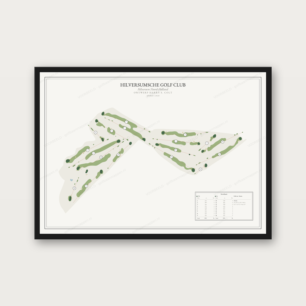Hilversumsche Golf Club — Editorial, liggend