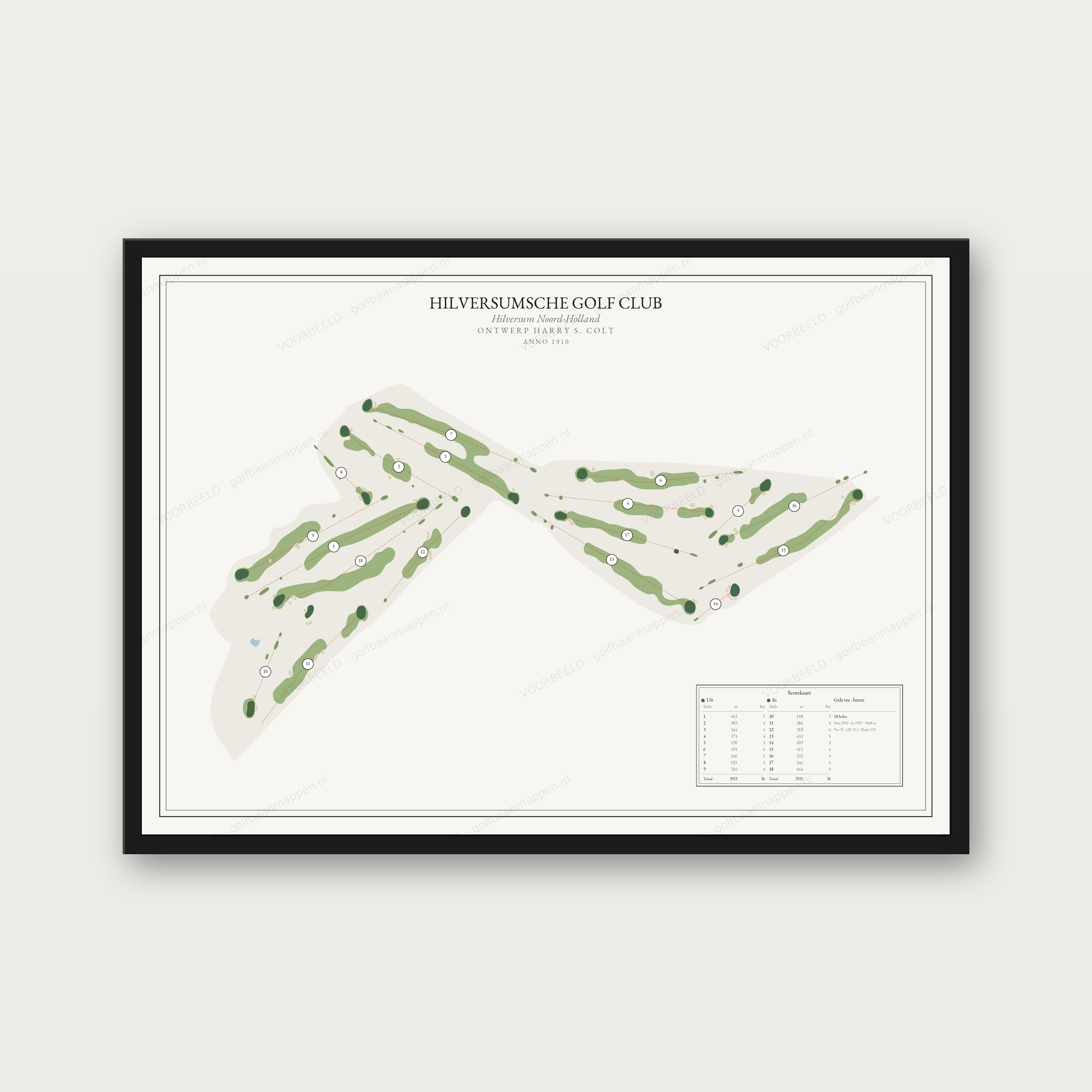 Hilversumsche Golf Club — Editorial, liggend