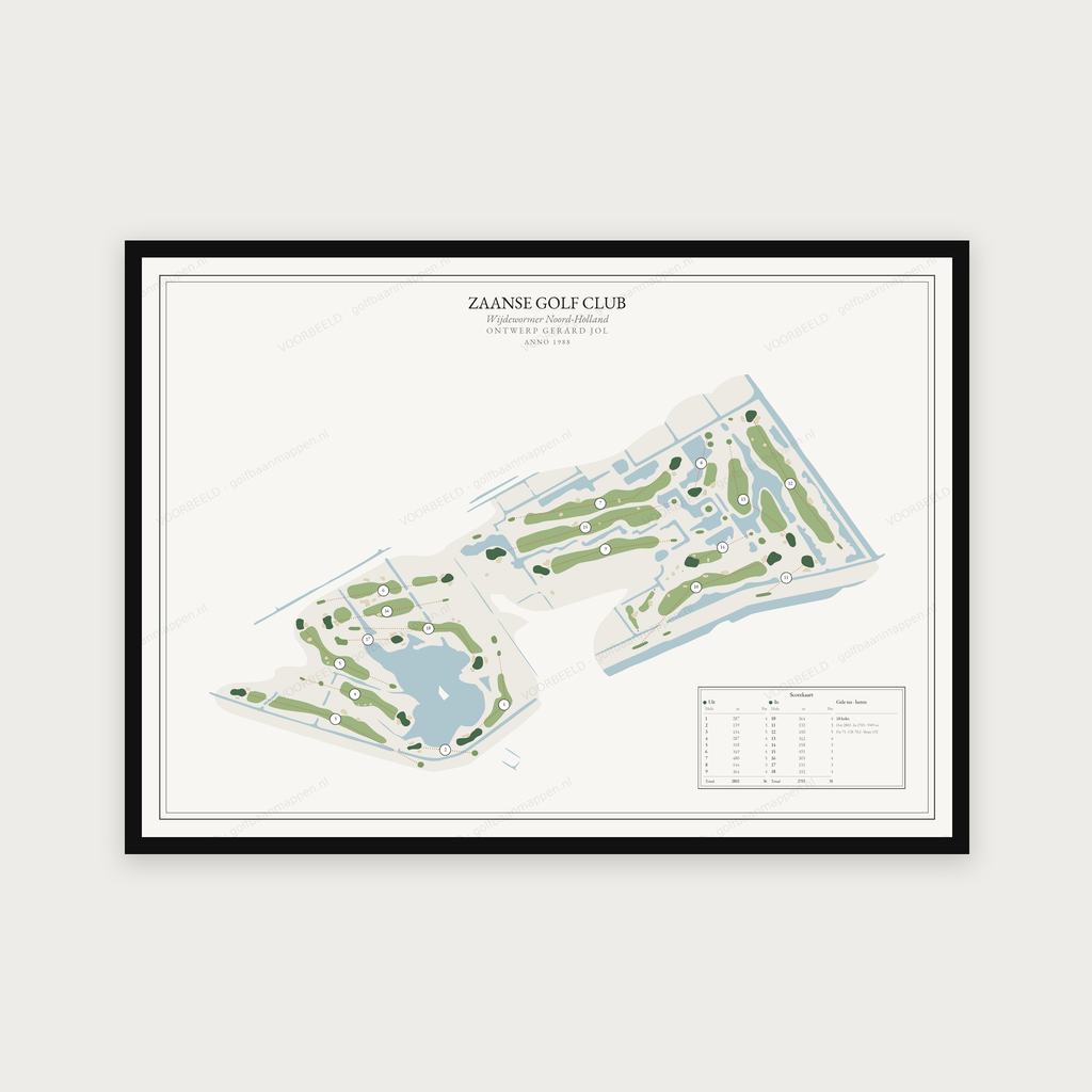 Zaanse Golf Club — Redactie, liggend