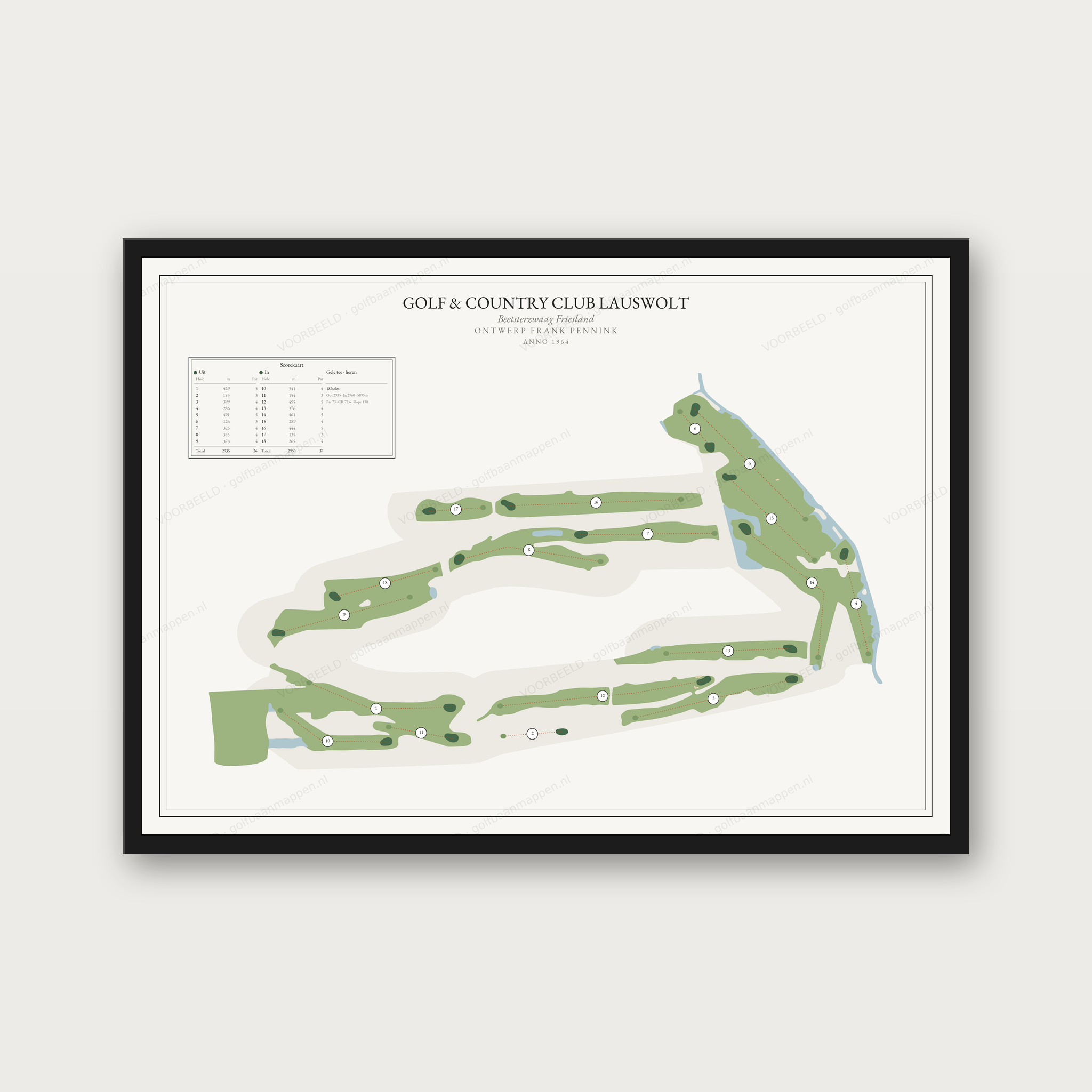 Golf & Country Club Lauswolt — Editorial, liggend