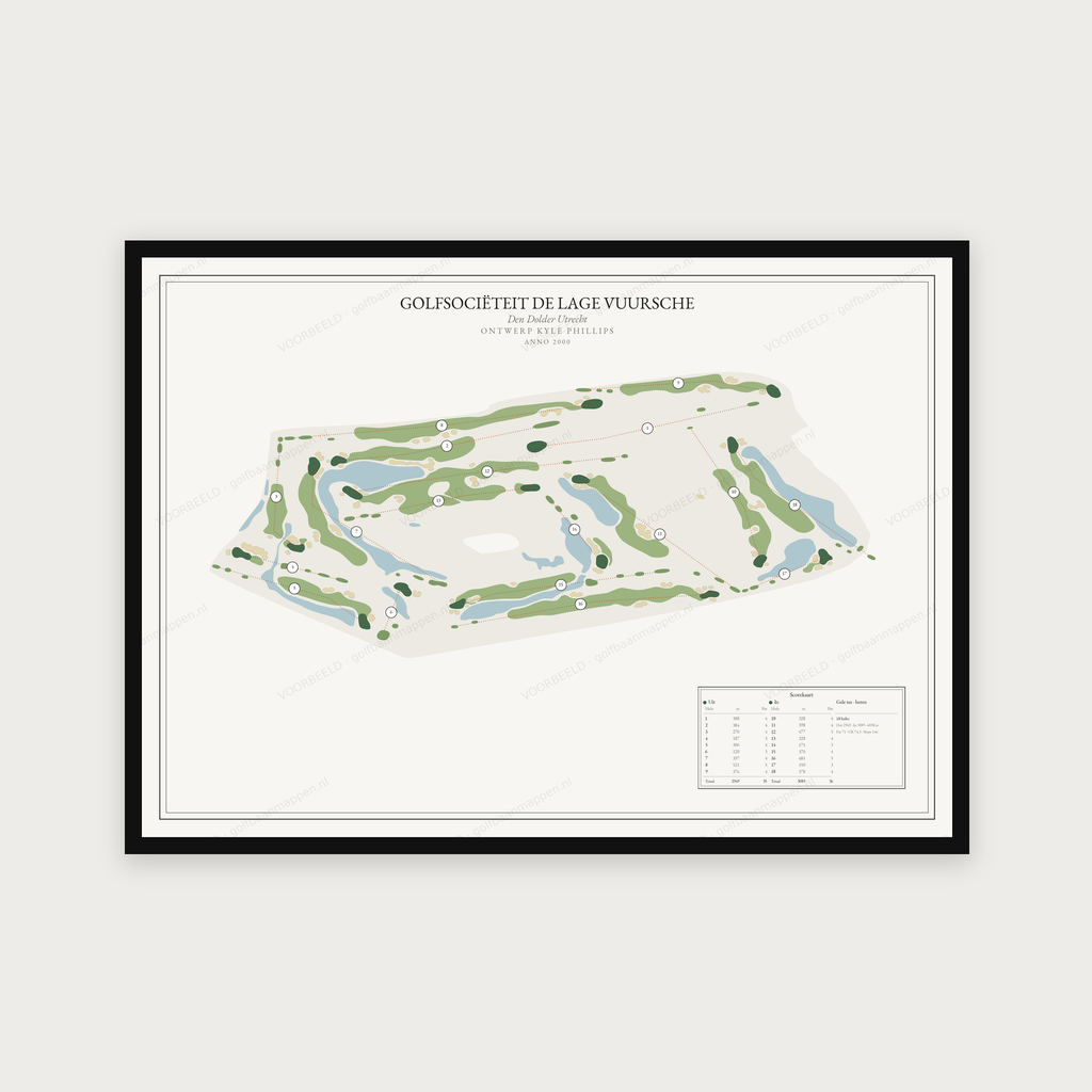 Golfsociëteit De Lage Vuursche — Redactie, liggend