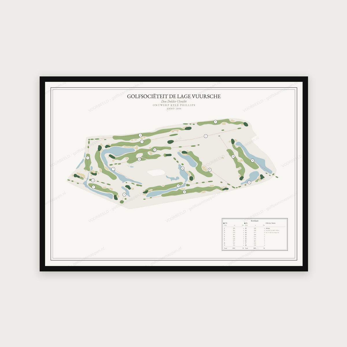 Golfsociëteit De Lage Vuursche — Redactie, liggend