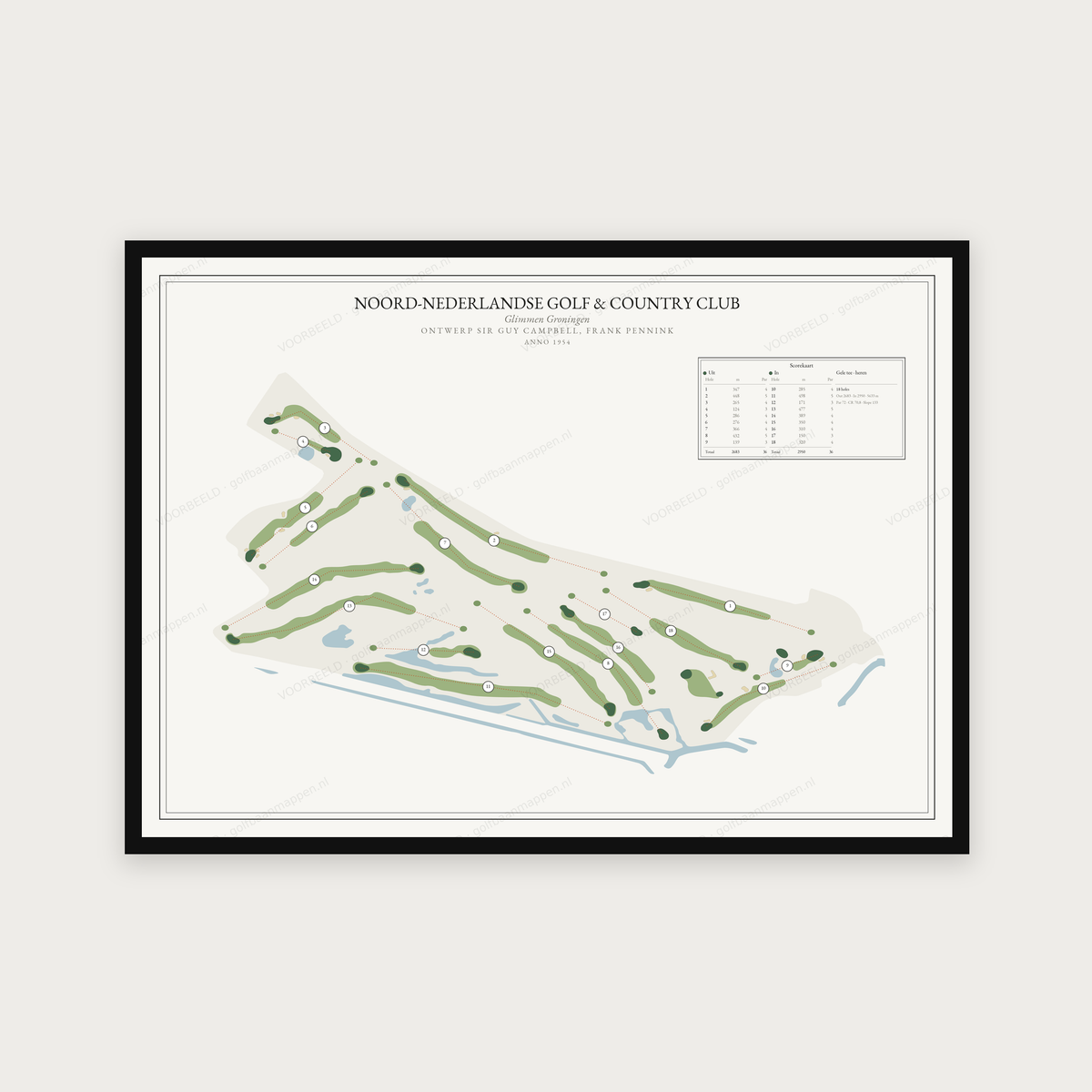 Noord-Nederlandse Golf & Country Club — Redactie, liggend