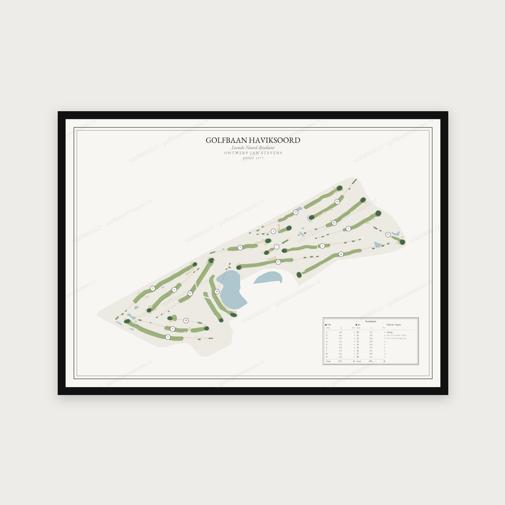 Golfbaan Haviksoord — Redactie, liggend