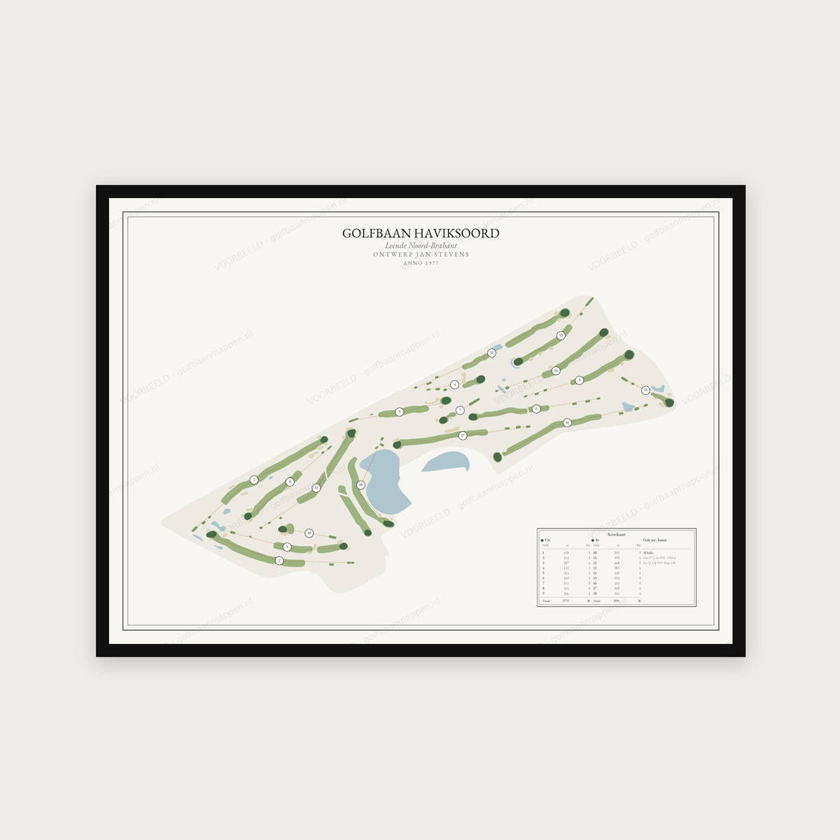Golfbaan Haviksoord — Redactie, liggend