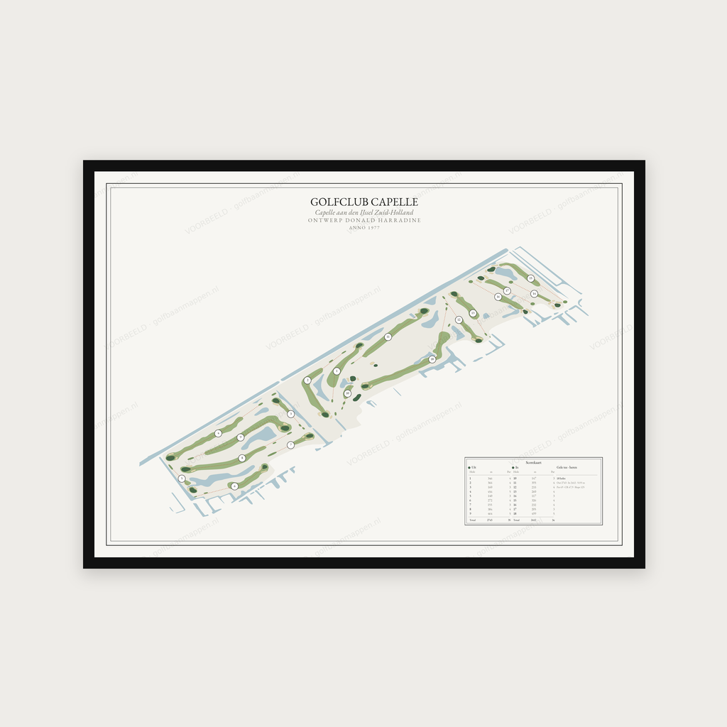 Golfclub Capelle — Redactie, liggend