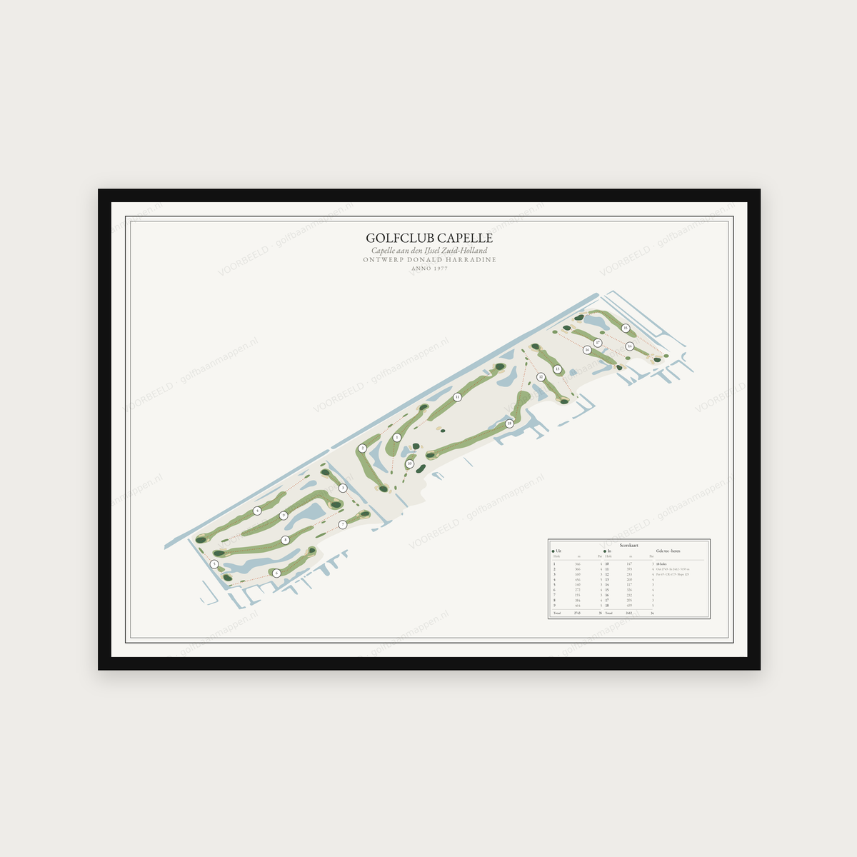 Golfclub Capelle — Redactie, liggend