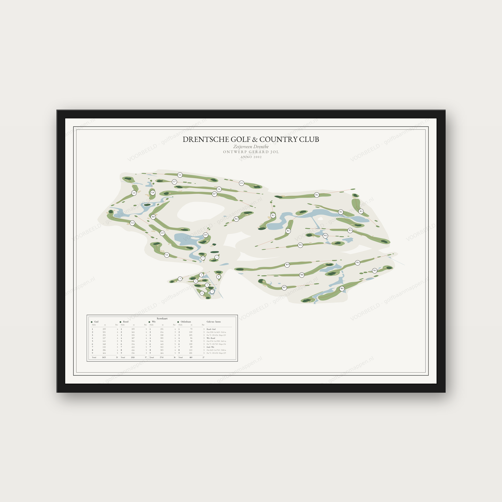 Drentsche Golf & Country Club — Editorial, liggend