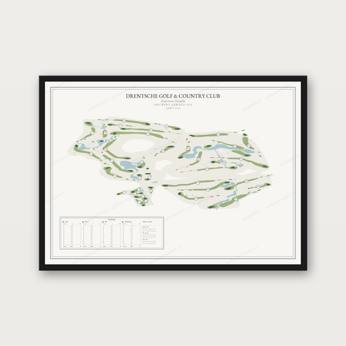 Drentsche Golf & Country Club — Editorial, liggend