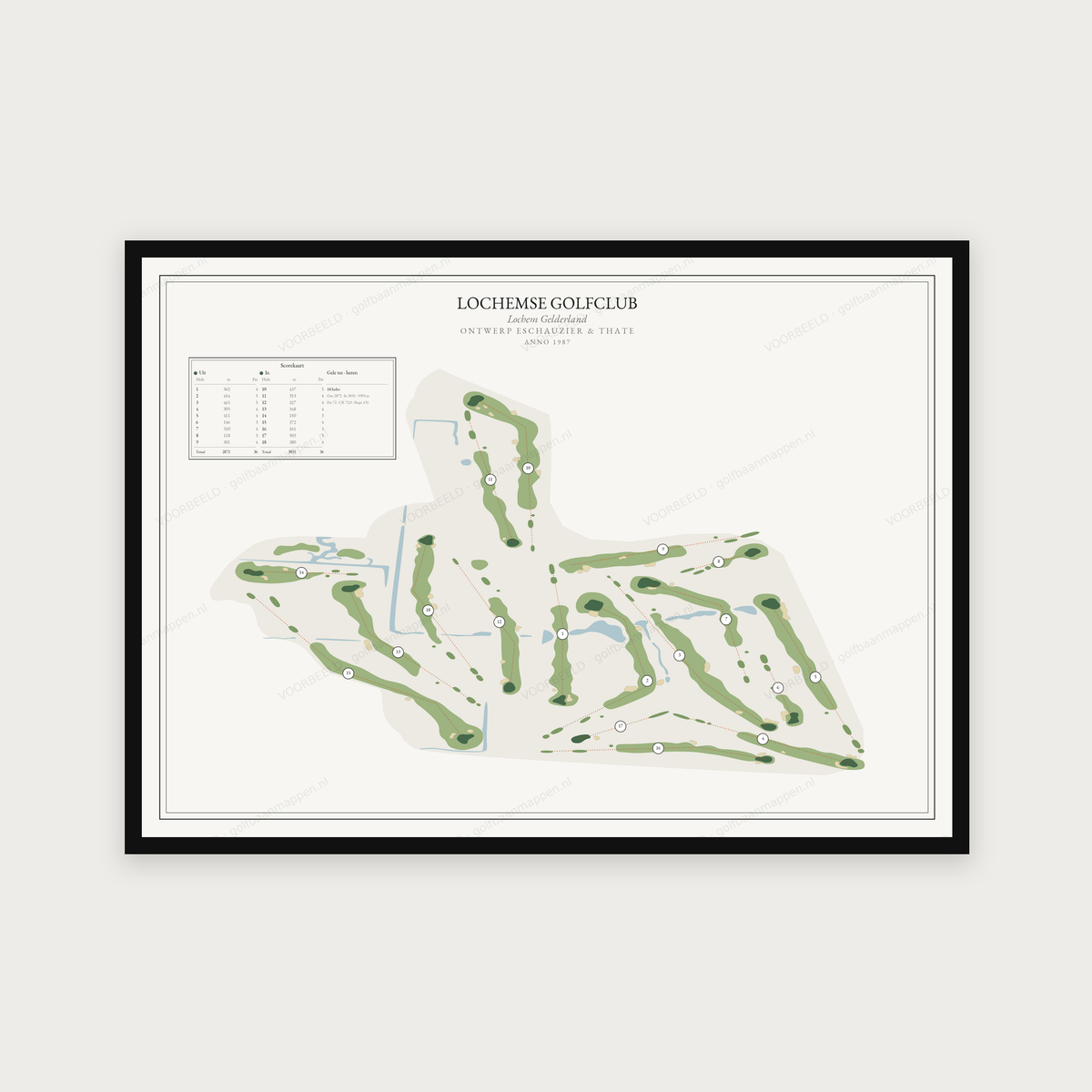 Lochemse Golfclub — Redactie, liggend