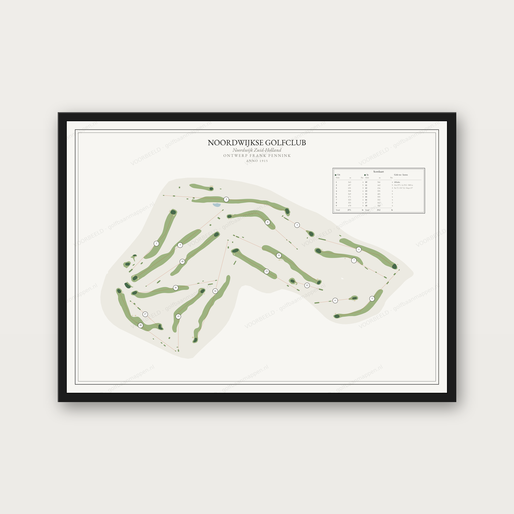 Noordwijkse Golfclub — Editorial, liggend