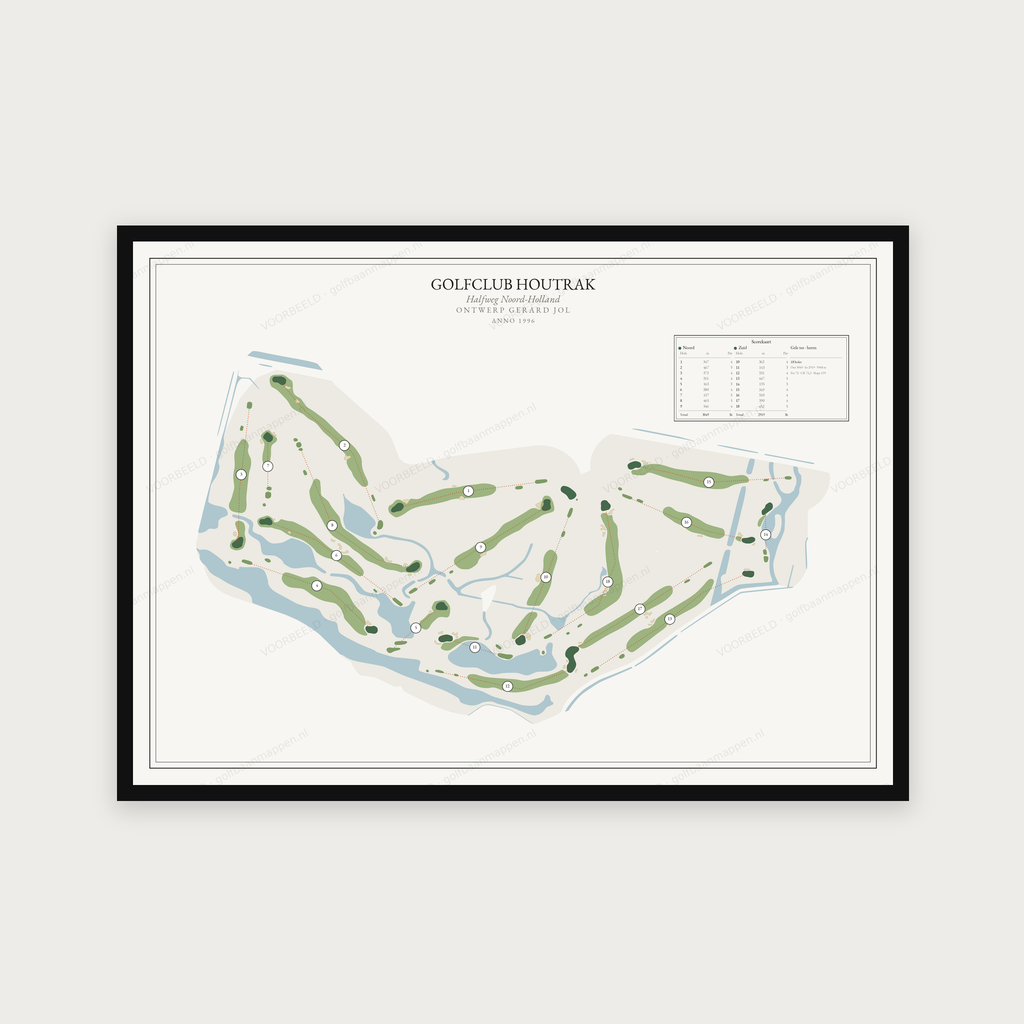 Golfclub Houtrak — Redactie, liggend