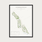 Golfposter Golfvereniging De Woeste Kop in redactie-stijl, staand