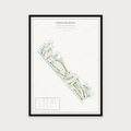 Golfposter Golfclub Capelle in redactie-stijl, staand