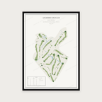 Golfposter Lochemse Golfclub in redactie-stijl, staand