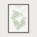 Golfposter Golfbaan Dirkshorn in redactie-stijl, staand
