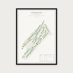 Golfposter Golfpark Sint Nyk in redactie-stijl, staand