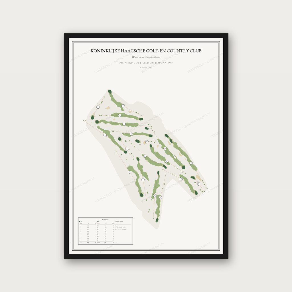 Koninklijke Haagsche Golf- en Country Club — Editorial, staand