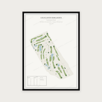 Golfposter Golfclub De Semslanden in redactie-stijl, staand