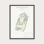 Golfposter Golfsociëteit De Lage Vuursche in redactie-stijl, staand