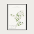 Golfposter Sallandsche Golfclub 'de Hoek' in redactie-stijl, staand