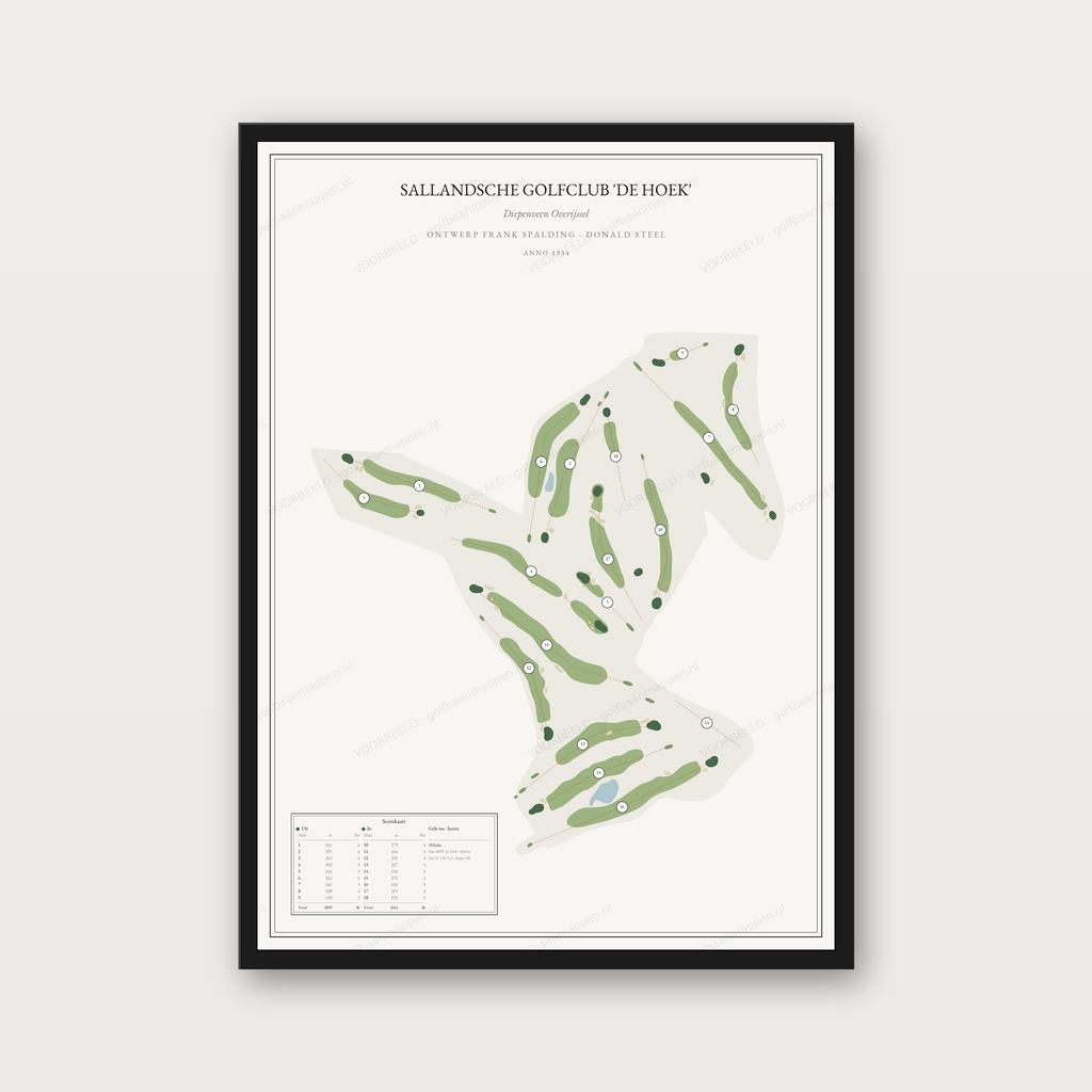 Sallandsche Golfclub 'de Hoek' — Editorial, staand