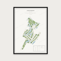 Golfposter De Kroonprins in redactie-stijl, staand