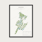 Golfposter De Kroonprins in redactie-stijl, staand